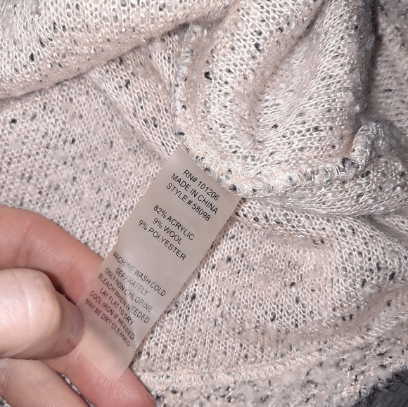 Soft Surroundings Tan Wool Pullover Tunic Sweater - Picture 5 of 5